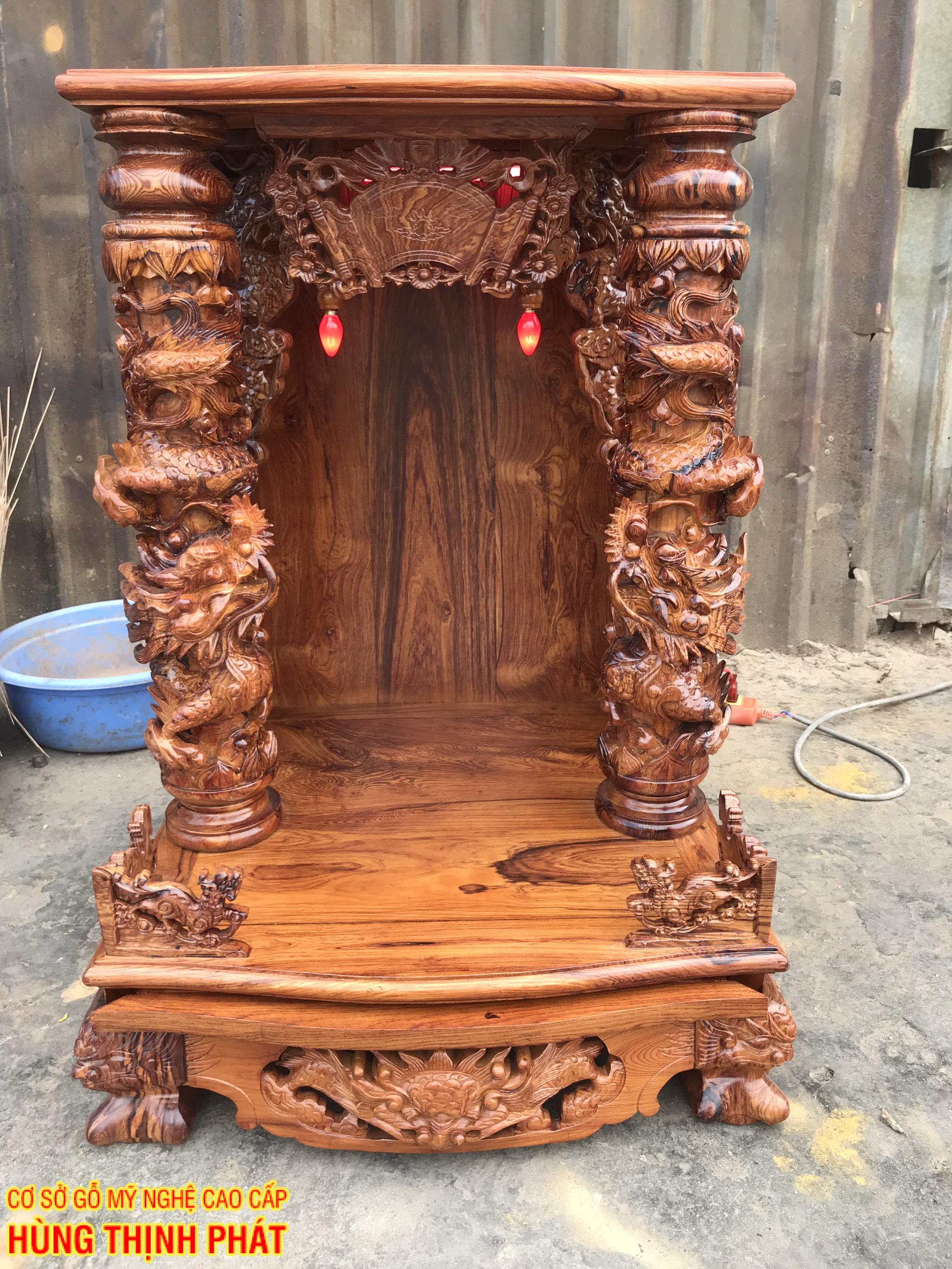 bàn thờ Ông Địa gỗ Cẩm Lai